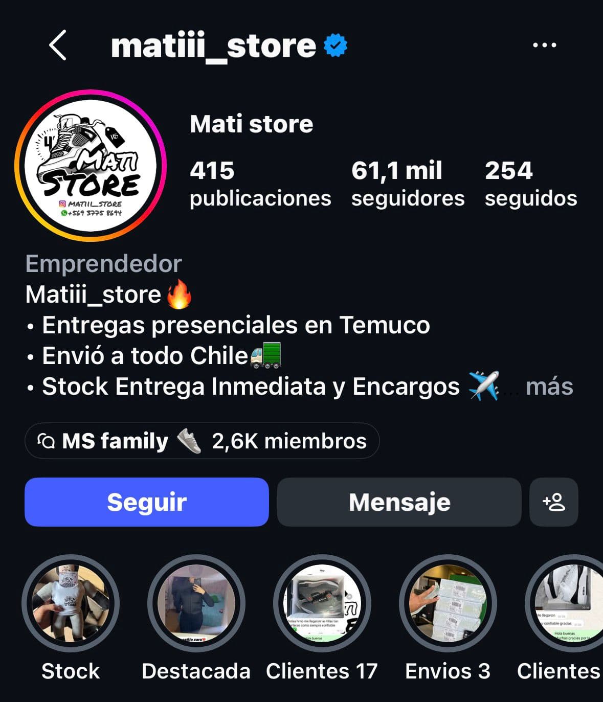 Instagram @Matiii_store
